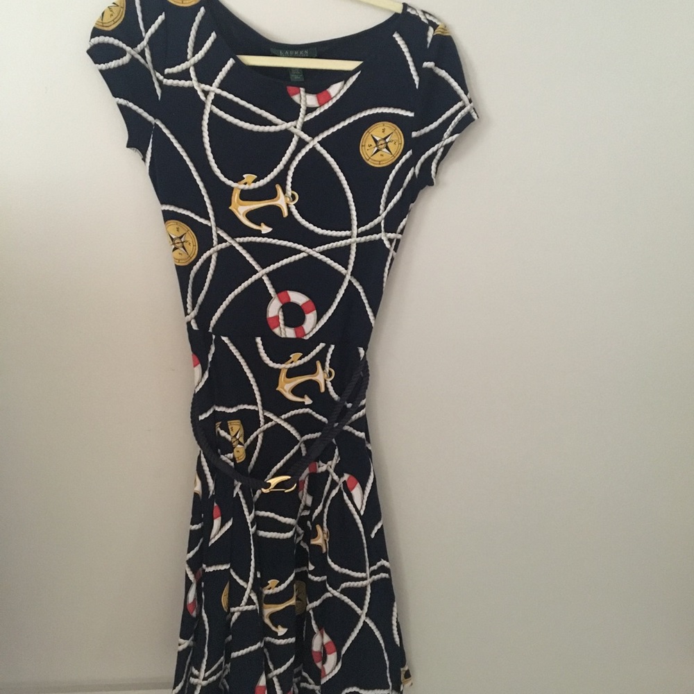 Ralph Lauren Nautical Midi Dress